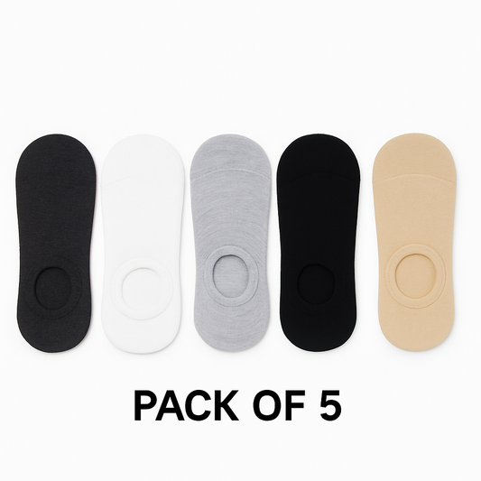 5 Packs - Support Hidden Socks
